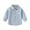 Blue, variant on YTDSCS Toddler Kids Long-Sleeved Shirt for Boys Fall Solid Color Dress Shirt with Pocket Baby Spring Blouse Tops 2-7T