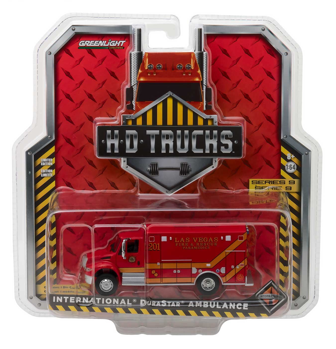 Greenlight H.D. Trucks: 2013 INTL Durastar Las Vegas Fire & Rescue