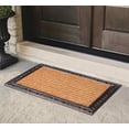 thumbnail image 3 of A1HC 30x48 Natural Coir & Rubber Door Mat, Heavy-Duty Large Front Door Entry Mat, Thick Durable Anti-Shed, Fade-Resistant, Striped Bronze, 3 of 7