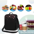 thumbnail image 4 of Fotbe Sparkling Pink Night Sky Lonchera Bolsa de Almuerzo para Hombres y Mujeres, Lonchera de Gran Capacidad, Bolsa de Almuerzo Reutilizable, Bolsa Térmica Aislante, 4 of 7