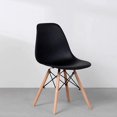 thumbnail image 4 of Heavenly Collection Black Wood Chair SET OF 6, 4 of 7