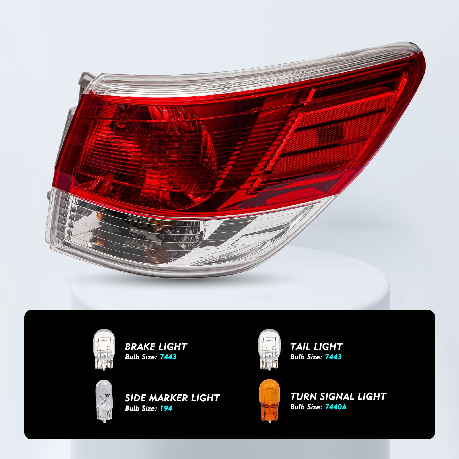 For 2013 2014 2015 2016 Nissan Pathfinder Right Passenger Tail Light Assembly