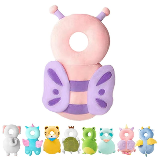 Mochila protectora para la cabeza del bebé, protección para niños pequeños, rosa
