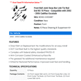 thumbnail image 2 of Front Ball Joint Sway Bar Link Tie Rod End Kit 10 Piece - Compatible with 2002 - 2006 Cadillac Escalade 2003 2004 2005, 2 of 2