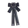 thumbnail image 2 of Estilo retro pajarita collar joyería niñas ropa accesorios ramillete regalo negro Broche Yuyangstore Pajarita Corbata, 2 of 8