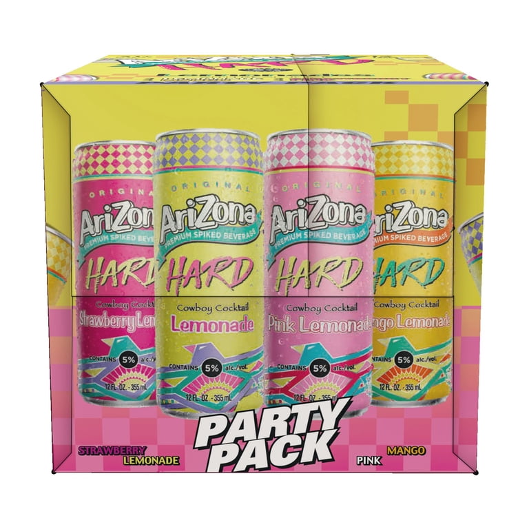 AriZona Hard Lemonade Variety - 12 fl oz (pack of 12) - Walmart.com