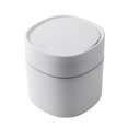 thumbnail image 3 of Cubo de basura de escritorio Sunnimix Blanco Mini 2L con tapa, 3 of 8