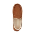thumbnail image 5 of Tahari Moccasins for Men - Comfy House Slippers, Indoor/Outdoor Slip on Shoes for Men, Men's Moccasin Slippers, Cognac, 8-9, 5 of 6
