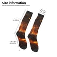 thumbnail image 2 of Naloa Cool Fire Man Thigh High Socks Extra Long Stretchy Sock Women Over Knee High Opaque Stocking Daily Wear, 2 of 6
