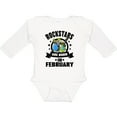 thumbnail image 3 of Inktastic Rockstars Are Born in February Birthday Boys or Girls Long Sleeve Baby Bodysuit, 3 of 5