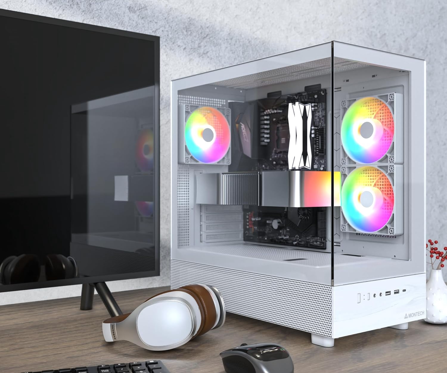 Montech XRW ATX Mid-Tower PC Gaming Case