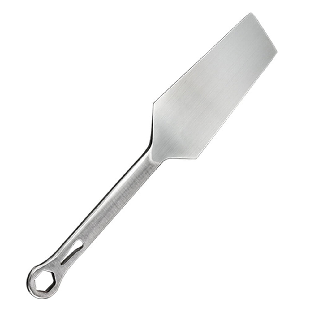 NUOLUX Stainless Steel Bricklaying Trowel Silver Non-Stick Flat-Head for Construction