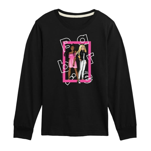 Barbie - Barbie Out Of Box - Toddler And Youth Long Sleeve Graphic T-Shirt