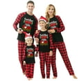 thumbnail image 1 of Penkiiy Pyjamas de Noël pour la Famille Ensemble de Pyjamas Assortis, Pyjamas de Noël à Carreaux Rouges avec Rennes pour Femmes Hommes Enfants Rouge G, 1 of 5