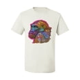 thumbnail image 3 of Colorful Neon Gorilla | Dean Russo Art Animal Lover Men's T-Shirt, White, 3X-Large, 3 of 6