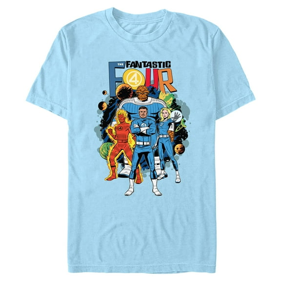 Mens The Fantastic Four: First Steps Cosmic Family T Shirt