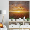 thumbnail image 3 of Design Art - Poppy Field under Bright Sunset, 3 of 5