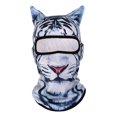 thumbnail image 1 of Cagoule de Ski 3D pour Chat avec Oreilles Design Animal Mignon pour Festivals de Musique Raves Ski Planche à Neige Fêtes d'Halloween Activités Extérieures Accessoires de Costume de Sports d'Hiver, 1 of 4