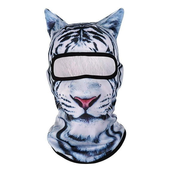 Cat Style Ski Mask Balaclava 3D Animal Face Cover with Ears for Winter Sports Outdoor Activities Music Festivals Rave Parties Halloween Accessories and