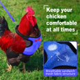 thumbnail image 3 of Correa para pechuga de pollo, correa para pechuga de pollo ajustable doble mejorada y juego de cinturón Correa y cinturón para pechuga de pollo (azul, S), 3 of 4