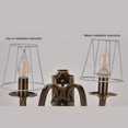 thumbnail image 3 of 3pcs Exquisite Cloth Lampshade Soft Light Clip On Installation Modern Fabric Lamp Shades For E14 Bulb Chandelier Table Lamp, 3 of 8