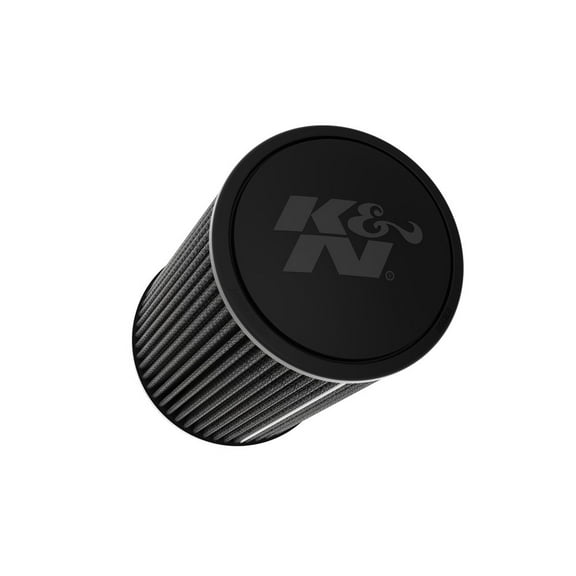 K&N Universal Clamp-On Air Filter: High Performance, Premium, Washable, Replacement Filter: Flange Diameter: 3 In, Filter Height: 9 In, Flange Length: 1.5 In, Type: Dry Synthetic, RU-3109HBK