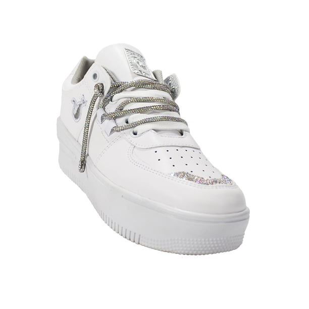 TENIS CASUAL DE MUJER BLANCO SINTETICO MARCA LEON 2084