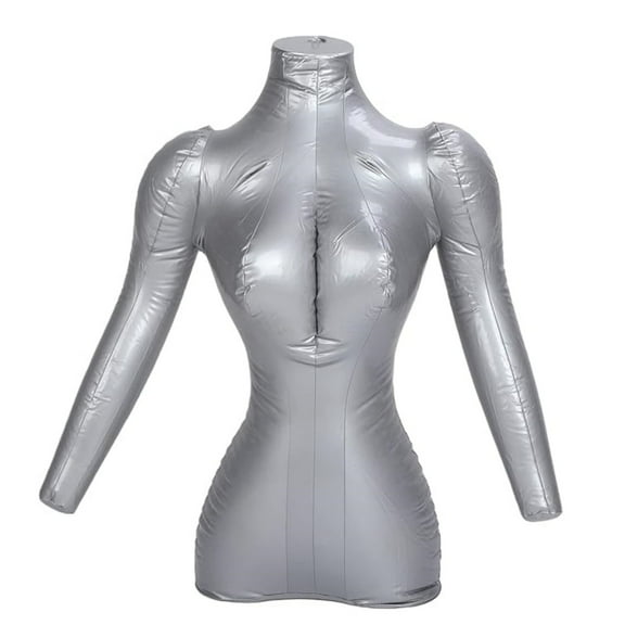PVC Female Upper Torso Inflatable Mannequin Coat Clothing Display Model