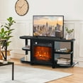 thumbnail image 3 of IHOMEadore 48" Fireplace TV Stand with 18" Electric Fireplace for TVs up to 55",  Entertainment Center Console for Living Room, 3 of 12