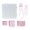 D, variant on Beading Tool Kit, Bead Sorting, Plastic, for DIY Bead Crafts and Pixel Art, Grooved Trays with Two Tweezer Styles, Multi-Piece Craft Set