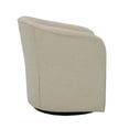 thumbnail image 3 of Mainstays Miles Swivel Accent Chair, Zeus Sand, 3 of 7
