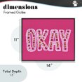 thumbnail image 4 of Stupell Industries Modern Okay Cherry Cake Black Framed Giclee Art, 14 x 11, by Ziwei Li, 4 of 8