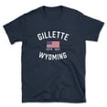 thumbnail image 1 of Gillette Wyoming Patriot Men's Cotton T-Shirt, 1 of 1