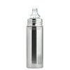 Pura Kiki 9 oz / 260 ml Stainless Steel Insulated Sippy Cup with Silicone XL Sipper, Natural Mirror (Plastic Free, NonToxic Certified, BPA Free)