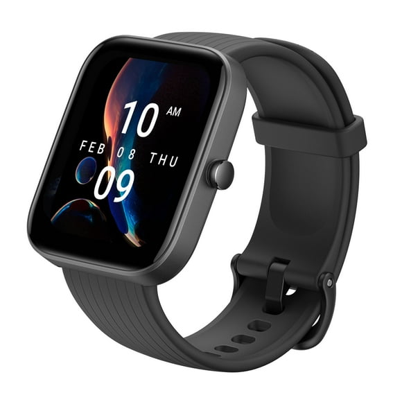 Amazfit Bip 3 Pro Montre Intelligente pour Hommes, GPS, Autonomie de 14 Jours, Tracker D\'entraînement Physique avec Plus de 60 Modes Sportifs, Résistant à l'Eau, Moniteur de Sommeil et de Fréquence Cardiaque, pour Android
