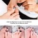 thumbnail image 5 of Herramienta de reparación de uñas de silicona suave, modelo de pie artificial para entrenamiento de arte de uñas (pie izquierdo), 5 of 5