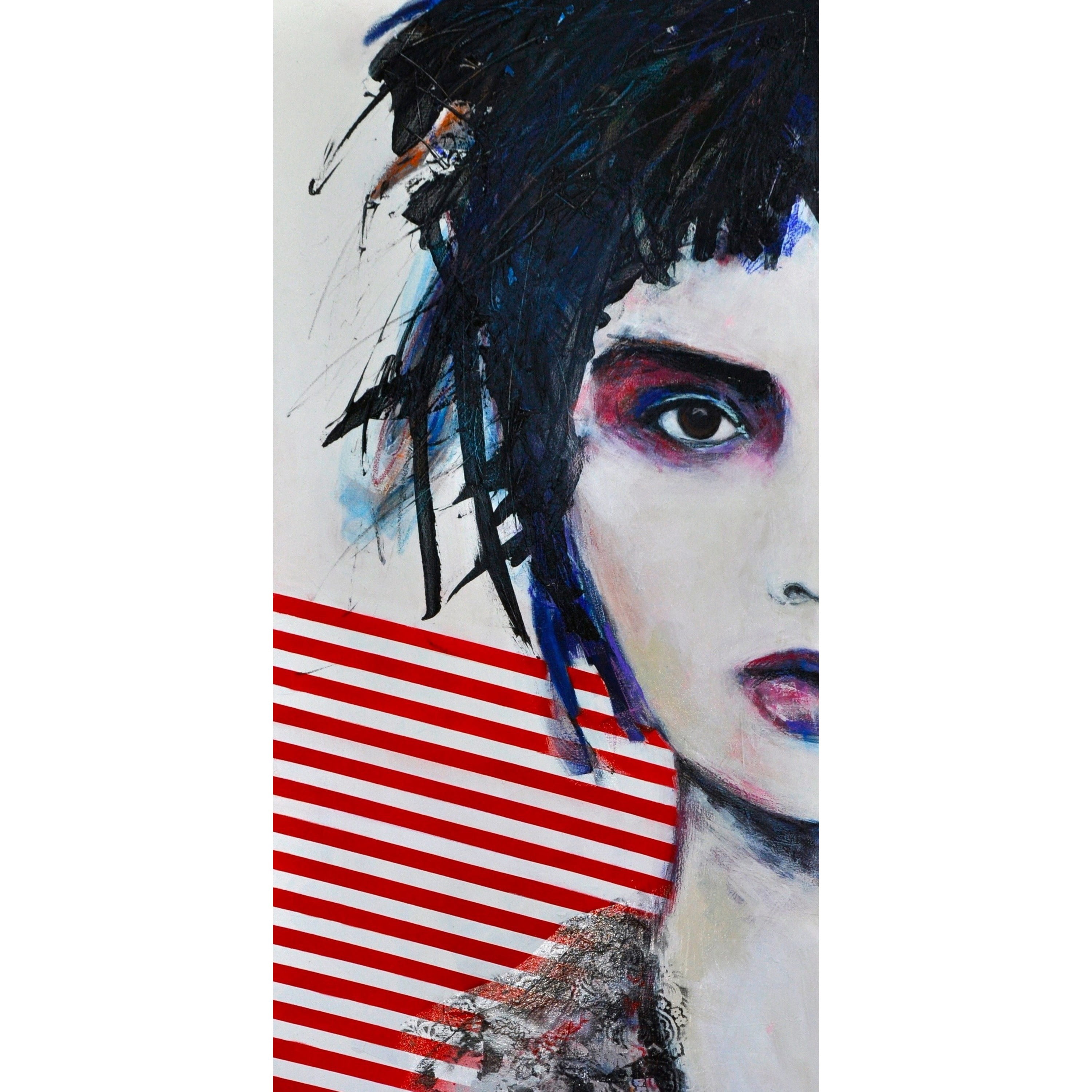 Glamorous Rock II Painting Print on Wrapped Canvas
