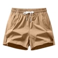 thumbnail image 2 of Hatoys Men's Big & Tall 5" Inseam Athletic Shorts Summer Quick Dry Workout Running Short Pants Elastic Waistband Drawstring Casual Loungewear for Beach Vacation, 2 of 3