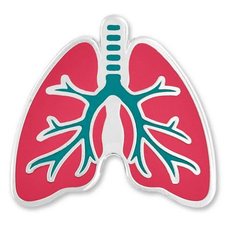 PinMart's The Human Lungs Medical Enamel Lapel Pin