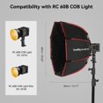 thumbnail image 2 of Softbox parabólico SMALLRIG RA-D60 de 23,6 pulgadas con bolsa de transporte, 2 of 7