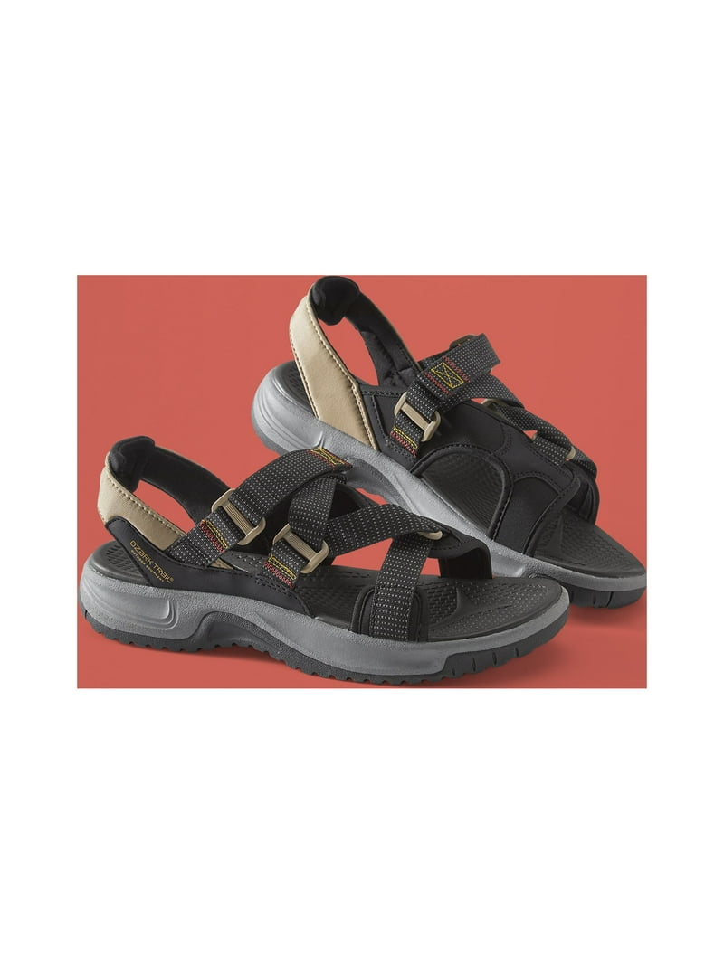 新作【 】 Toe Cross Strap Flat Sandals for Men Ozark Trail Men's Trek Cross Strap Sandal - Walmart.com