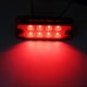 thumbnail image 2 of 6pcs 8 LED Clearance Side Marker Light Indicator Lamp Truck Trailer Lorry Red, 2 of 2