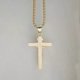 thumbnail image 4 of Crucifix Male Gold Color Stainless Steel INRI Jesus Cross Pendant Necklace For Men Women Gift Christian Jewelry, 4 of 5