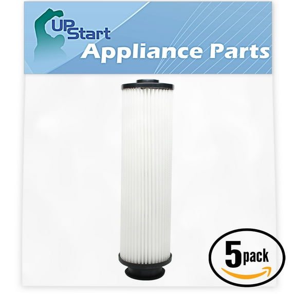 5-Pack Replacement Hoover WindTunnel Bagless Upright U6607900 Vacuum HEPA Cartridge Filter - Compatible Hoover 40140201, Type 201 HEPA Filter