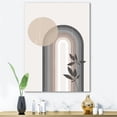 thumbnail image 2 of Abstract Rainbow Moon and Sun In Earth Tones III 30 in x 40 in Painting Canvas Art Print, by Designart, 2 of 4
