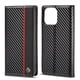 thumbnail image 1 of Premium Carbon Fiber Faux Leather Flip Wallet Anti-Shatter Flip Card Phone Case For IPhone 15 Plus 14/13/12/11 Pro Max XS Max XR 12/13 Mini 7/8 Plus SE Shockproof Protect Cover, 1 of 5
