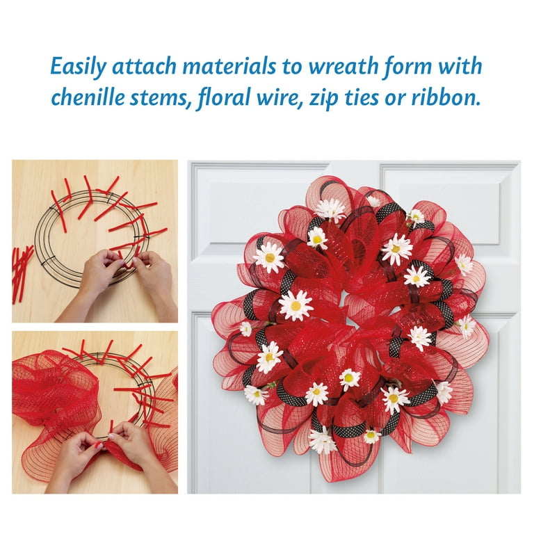 20 inch wire wreath frame discount