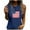 Navy, variant on IROINNID Women's Round Neckline T-Shirt Sleeveless 4th Of July Summer Loose Tops