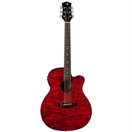 Luna Gypsy Quilt Ash Trans Red w/ Preamp