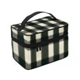 thumbnail image 4 of Handbag Travel Bag Cosmetic Bag 9×6.3×6.7in Multi-Function Bag Large Capacity For Camping Travel Family Travel Springgreen Buffalo Plaid Check Tartan Scotland_99154_1, 4 of 6